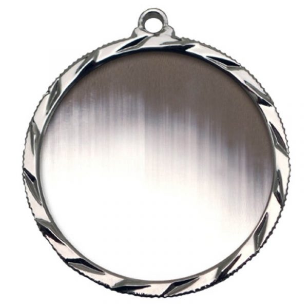 Circular Silver Border Medal