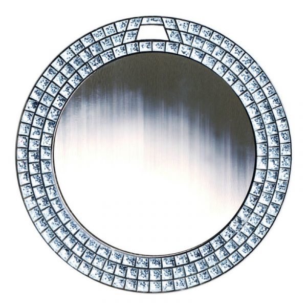 Circular Diamond Plated Medal