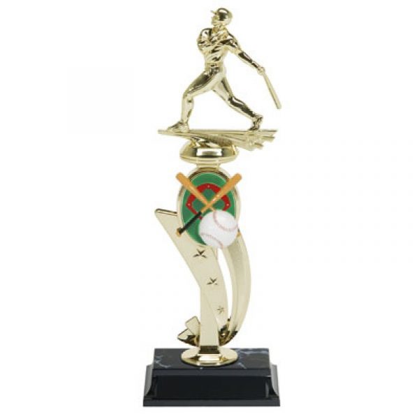 Baseball Color Scene Trophy