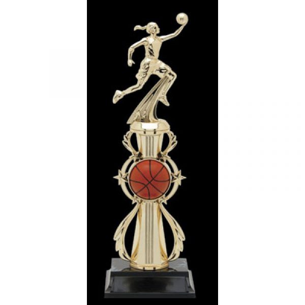 Basketball Female Color Sport Trophy