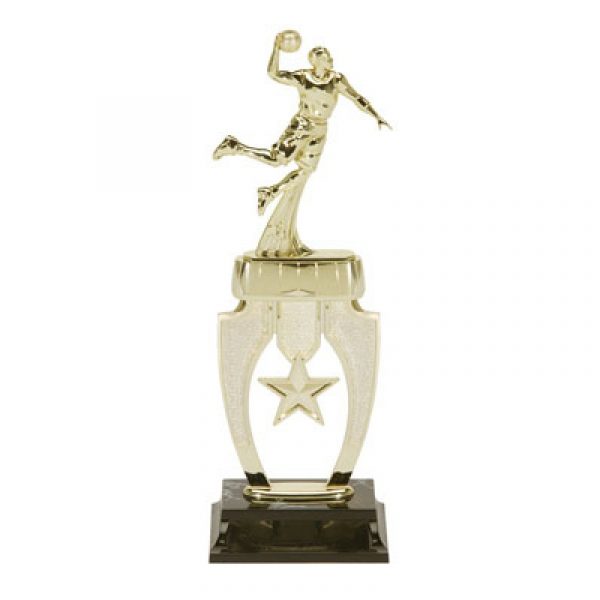 Basketball Male Star Riser Trophy