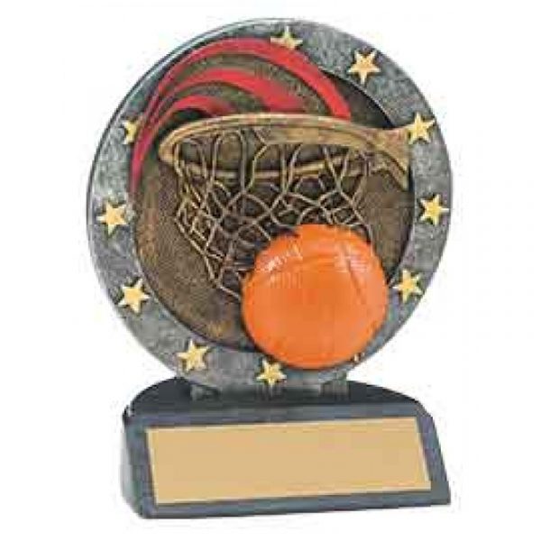 Basketball All Star Resin Trophy