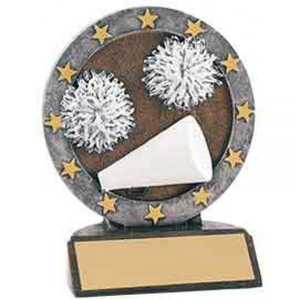 Cheerleading All Star Resin Trophy