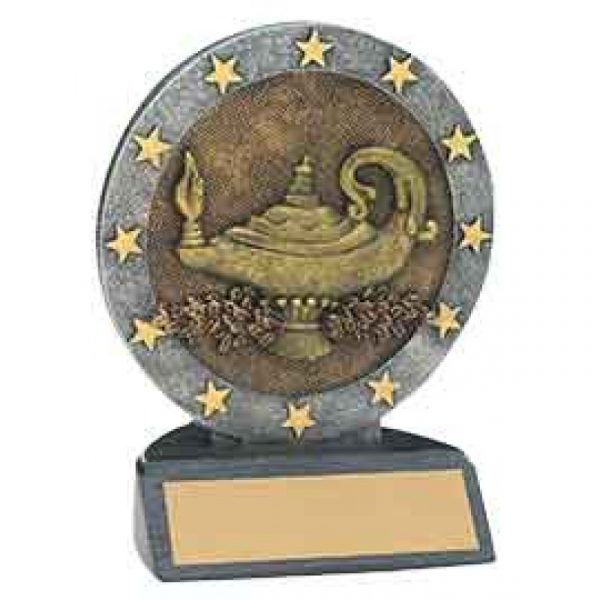 Lamp of Knowledge All Star Resin Trophy