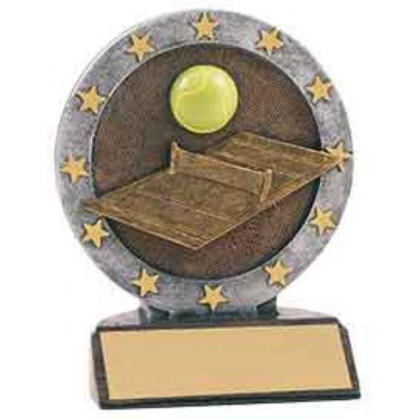 Tennis All Star Resin Trophy