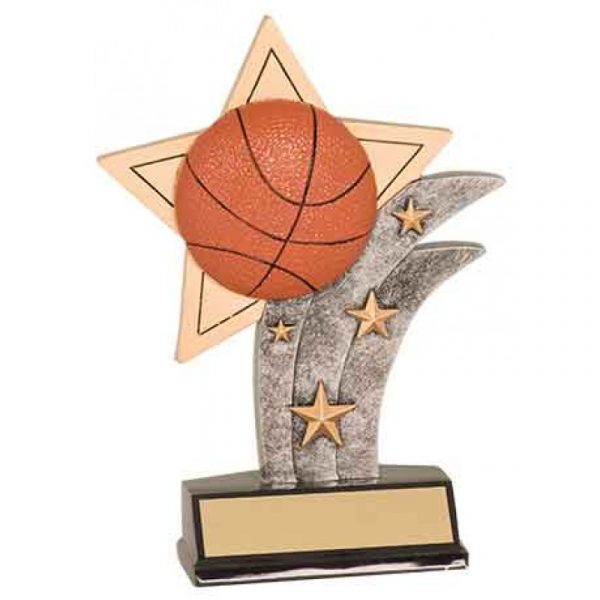 Basketball Sport Star Resin Trophy