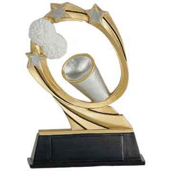 Cheerleading Cosmic Resin Trophy