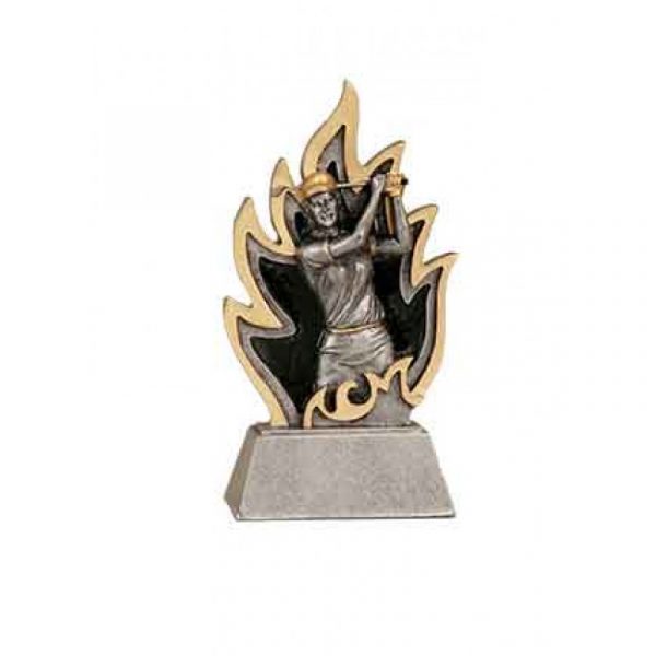 Female Golf Ignite Resin Trophy