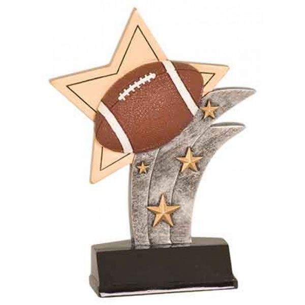 Football Sport Star Resin Trophy