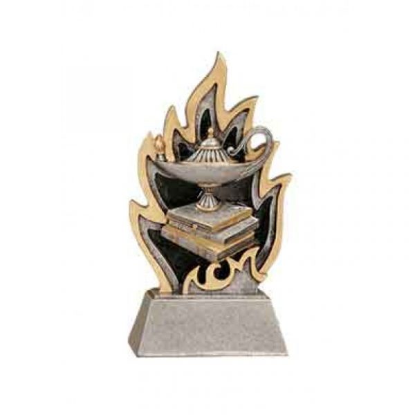 Lamp of Knowledge Ignite Resin Trophy