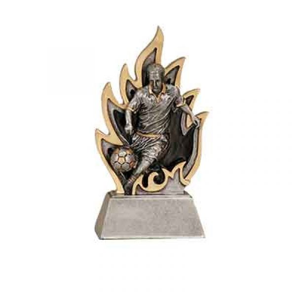 Male Soccer Ignite Resin Trophy