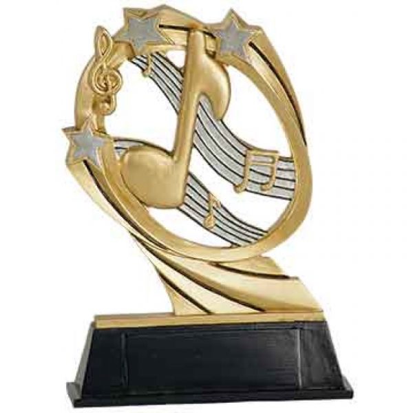 Music Cosmic Resin Trophy