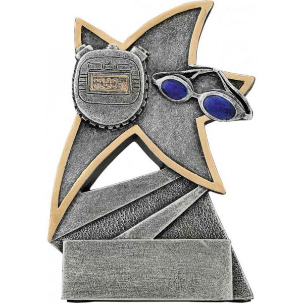 Swimming Jazz Star Resin Trophy