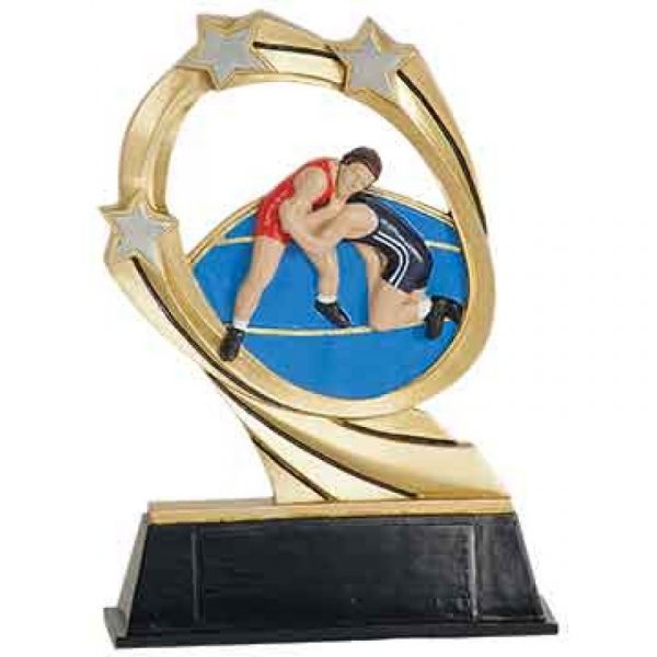 Wrestling Cosmic Resin Trophy