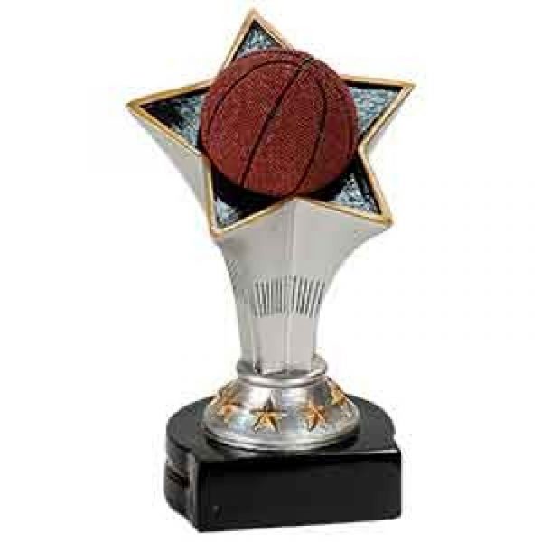 Basketball Rising Star Resin Trophy