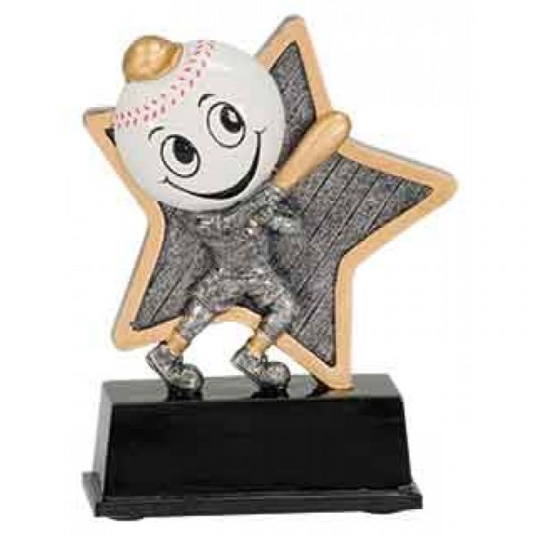 Baseball Little Pal Resin Trophy