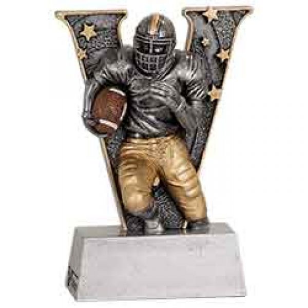 Football V Series Resin Trophy