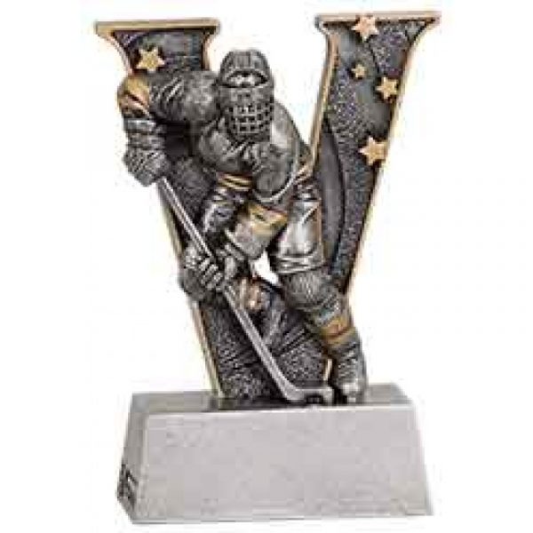 Hockey V Series Resin Trophy