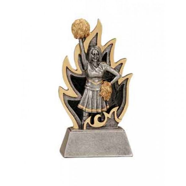 Cheerleader Ignite Resin Trophy