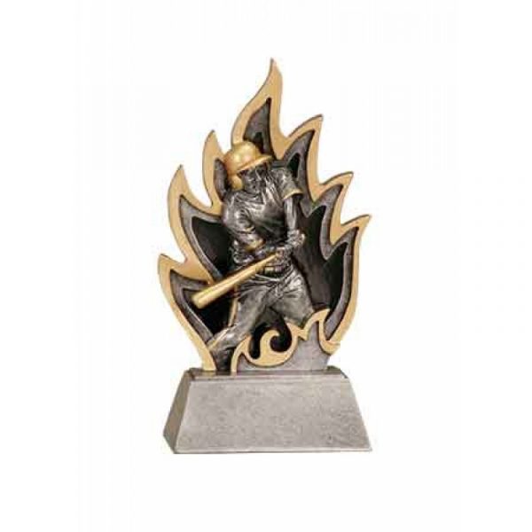 Male Baseball Ignite Resin Trophy