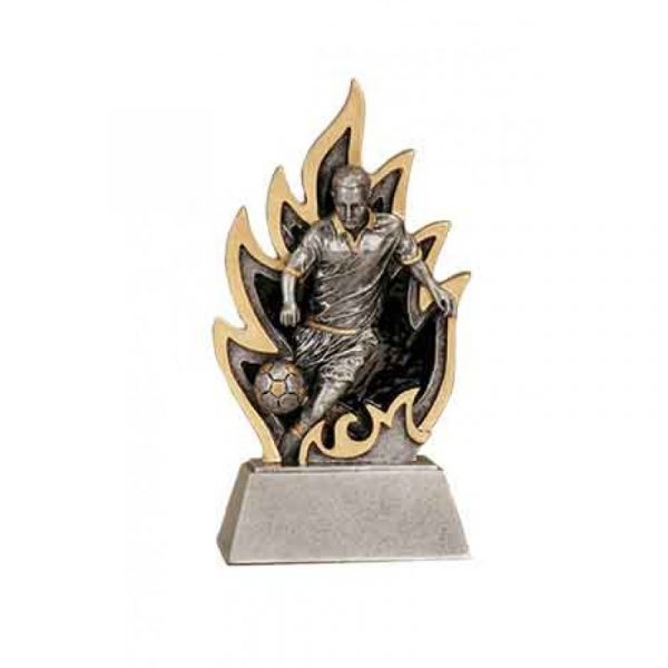 Male Soccer Ignite Resin Trophy