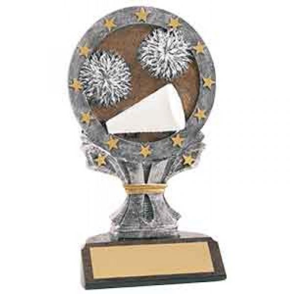 Cheerleading All Star Resin Trophy