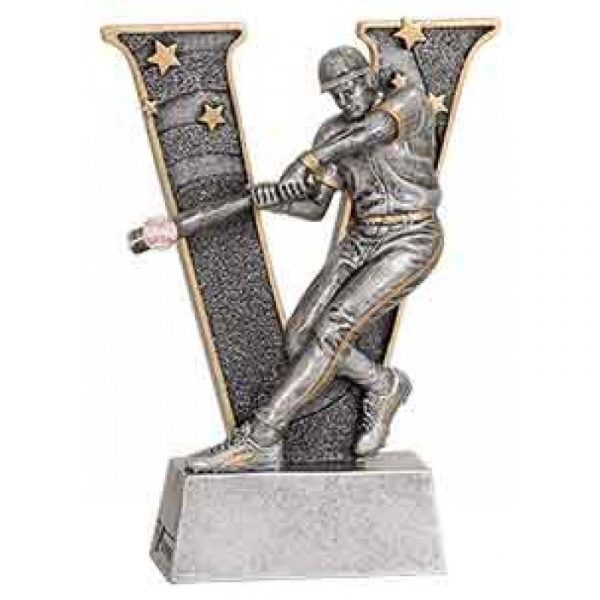 Baseball V series Resin Trophy