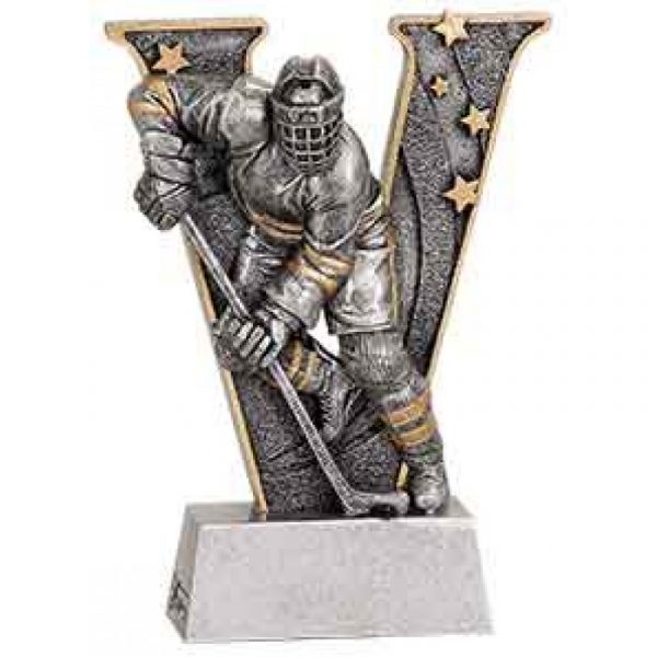 Hockey V Series Resin Trophy