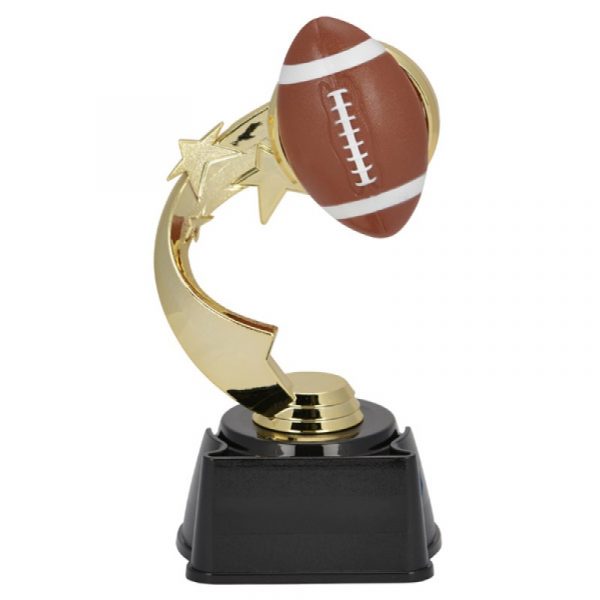 Football Ribbon Star Trophy