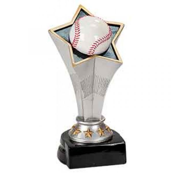 Baseball Rising Star Resin Trophy