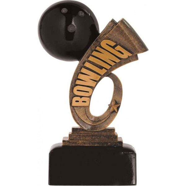 Bowling Headline Resin Trophy