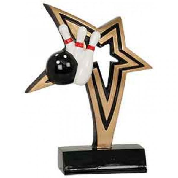 Bowling Infinity Star Resin Trophy