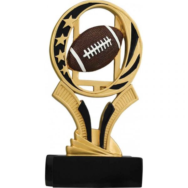 Football Midnight Star Resin Trophy