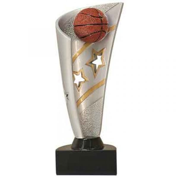 Basketball Banner Resin Trophy