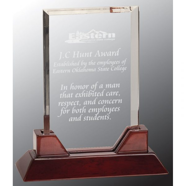 PTA Glass Plaque