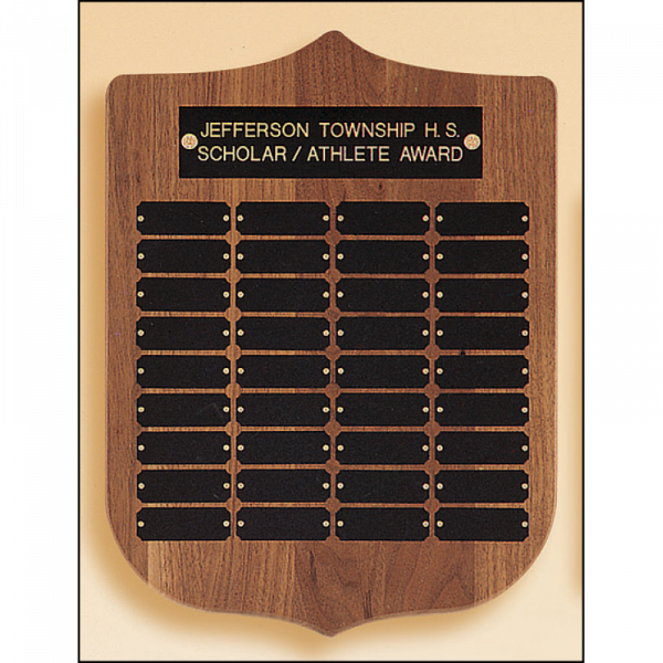 Perpetual Plaque Black Brass Plates