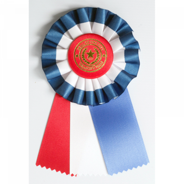 AM104 Red White and Blue Award Rosetterosettesrs