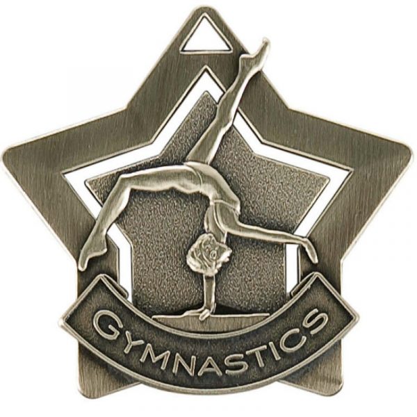 Star Shaped Gymnastics Medal