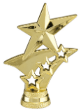 TRM8512 – 2 3/4″ Gold Star 3-Star Trim